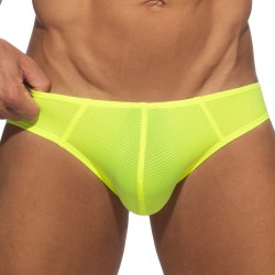Slip, Tanga de la marque ADDICTED - Slip bikini Veloz Dry - Jaune Néon - Ref : AD1329 C31