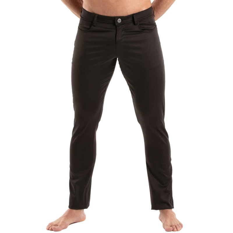 Pantalon Chino Tof Paris - Noir - TOF Paris : vente pantalons sport...