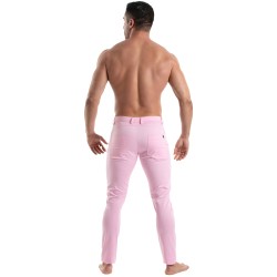 Pantalon Chino Tof Paris - Rose - TOF Paris : vente pantalons sport...