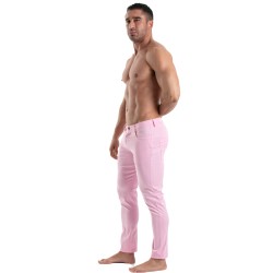 Pantalon Chino Tof Paris - Rose - TOF Paris : vente pantalons sport...