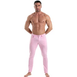 Pantalon Chino Tof Paris - Rose - TOF Paris : vente pantalons sport...