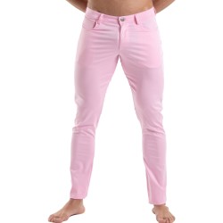 Pantalon Chino Tof Paris - Rose - TOF Paris : vente pantalons sport...