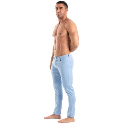 Pantalon Chino Tof Paris - Bleu - TOF Paris : vente pantalons sport...