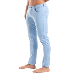 Pantalon Chino Tof Paris - Bleu - TOF Paris : vente pantalons sport...