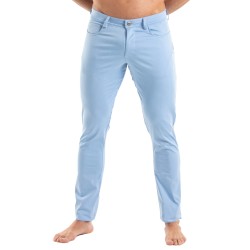Pantalon Chino Tof Paris - Bleu - TOF Paris : vente pantalons sport...