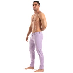 Pantalon Chino Tof Paris - Violet - TOF Paris : vente pantalons spo...