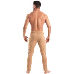 Pantalon Chino Tof Paris - Marron - TOF Paris : vente pantalons spo...
