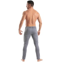 Pantalones Chinos Tof Paris - Gris - TOF Paris : venta de Pantalone...