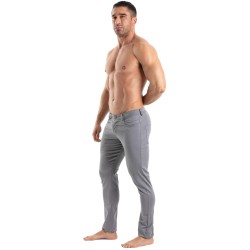 Pantalon Chino Tof Paris - Gris - TOF Paris : vente pantalons sport...