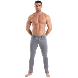 Pantalones Chinos Tof Paris - Gris - TOF Paris : venta de Pantalone...