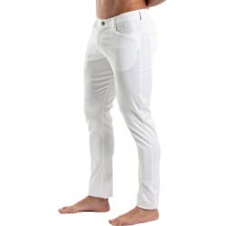 Pantalon Chino Tof Paris - Blanc - TOF Paris : vente pantalons spor...