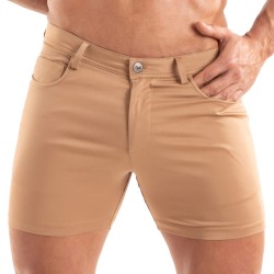 Short de la marque TOF PARIS - Short Chino Tof Paris - Marron - Ref : TOF515M