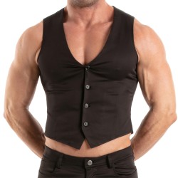 Veste de la marque TOF PARIS - Gilet Chino Tof Paris - Noir - Ref : TOF516N