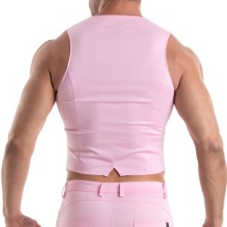Veste de la marque TOF PARIS - Gilet Chino Tof Paris - Rose - Ref : TOF516P