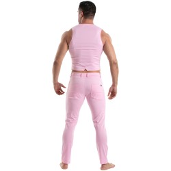 Veste de la marque TOF PARIS - Gilet Chino Tof Paris - Rose - Ref : TOF516P