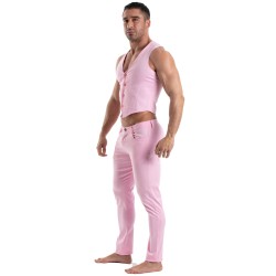 Veste de la marque TOF PARIS - Gilet Chino Tof Paris - Rose - Ref : TOF516P