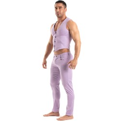 Veste de la marque TOF PARIS - Gilet Chino Tof Paris - Violet - Ref : TOF516V