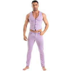 Veste de la marque TOF PARIS - Gilet Chino Tof Paris - Violet - Ref : TOF516V
