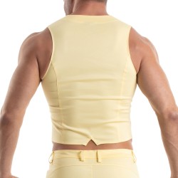 Veste de la marque TOF PARIS - Gilet Chino Tof Paris - Jaune - Ref : TOF516J