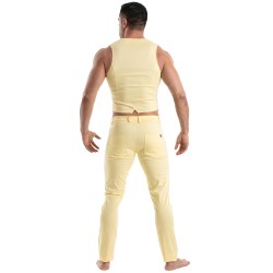 Veste de la marque TOF PARIS - Gilet Chino Tof Paris - Jaune - Ref : TOF516J