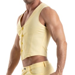 Veste de la marque TOF PARIS - Gilet Chino Tof Paris - Jaune - Ref : TOF516J