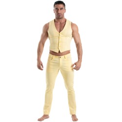 Veste de la marque TOF PARIS - Gilet Chino Tof Paris - Jaune - Ref : TOF516J