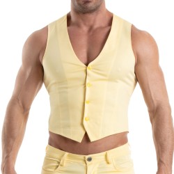 Veste de la marque TOF PARIS - Gilet Chino Tof Paris - Jaune - Ref : TOF516J