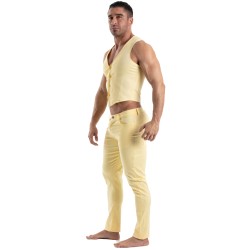 Veste de la marque TOF PARIS - Gilet Chino Tof Paris - Jaune - Ref : TOF516J
