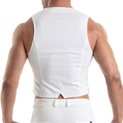 Gilet Chino Tof Paris - Blanc - TOF Paris : vente veste pour homme ...