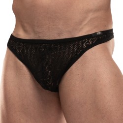 Underwear of the brand TOF PARIS - String Riviera Tof Paris - Noir - Ref : TOF575N