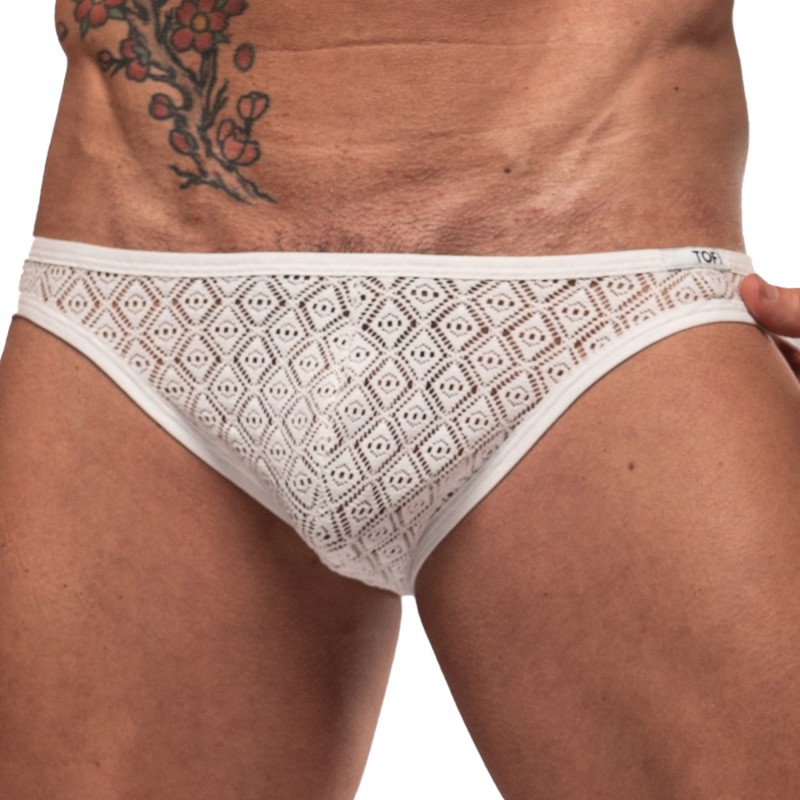 Brief of the brand TOF PARIS - copy of Mini Slip Riviera Tof Paris - Noir - Ref : TOF574B