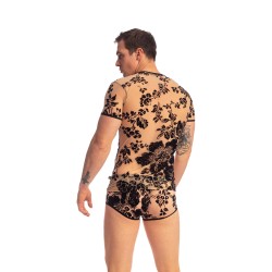 Manches courtes de la marque L HOMME INVISIBLE - Velours & Luxure T Shirt L Homme Invisible - Ref : MY73 LUX 000