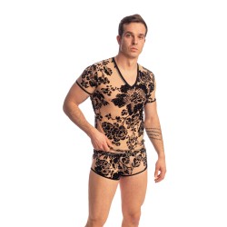 Manches courtes de la marque L HOMME INVISIBLE - Velours & Luxure T Shirt L Homme Invisible - Ref : MY73 LUX 000