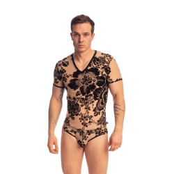 Manches courtes de la marque L HOMME INVISIBLE - Velours & Luxure T Shirt L Homme Invisible - Ref : MY73 LUX 000