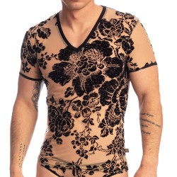 Manches courtes de la marque L HOMME INVISIBLE - Velours & Luxure T Shirt L Homme Invisible - Ref : MY73 LUX 000