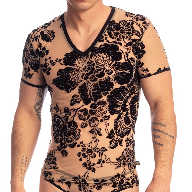 Manches courtes de la marque L HOMME INVISIBLE - Velours & Luxure T Shirt L Homme Invisible - Ref : MY73 LUX 000