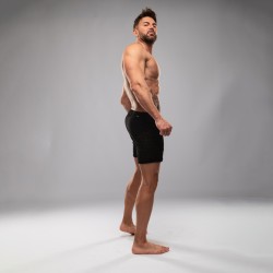 Short of the brand TOF PARIS - Short Mi-Cuisse Riviera Tof Paris - Noir - Ref : TOF571N