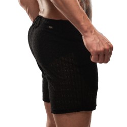 Short of the brand TOF PARIS - Short Mi-Cuisse Riviera Tof Paris - Noir - Ref : TOF571N
