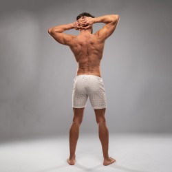 Short of the brand TOF PARIS - copy of Short Mi-Cuisse Riviera Tof Paris - Noir - Ref : TOF571B