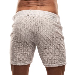 Short of the brand TOF PARIS - copy of Short Mi-Cuisse Riviera Tof Paris - Noir - Ref : TOF571B