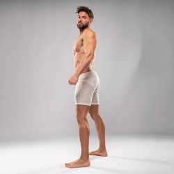 Short of the brand TOF PARIS - copy of Short Mi-Cuisse Riviera Tof Paris - Noir - Ref : TOF571B
