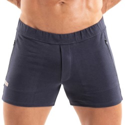 Short Paris Zippé Tof Paris - Bleu Marine - TOF Paris : vente short...