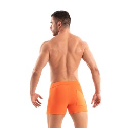 Short Paris Zippé Tof Paris - Orange - TOF Paris : vente short homm...