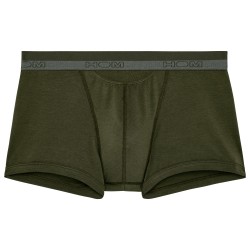 Boxer, shorty de la marque HOM - Boxer HOM HO1 Coton/Modal - Kaki - Ref : 359520 00DK