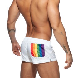 Bath Shorts of the brand ADDICTED - Rainbow Swim Shorts - White - Ref : ADS197 C01
