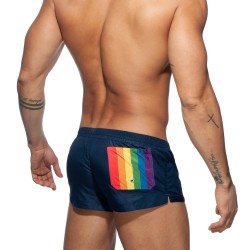 Short de bain de la marque ADDICTED - Short de Bain Rainbow - Marine - Ref : ADS197 C09