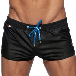 Short de bain de la marque ADDICTED - Short de Bain Rainbow - Noir - Ref : ADS197 C10