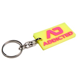 ADDICTED - Portachiavi giallo neon - ADDICTED : vendita di Accessor...