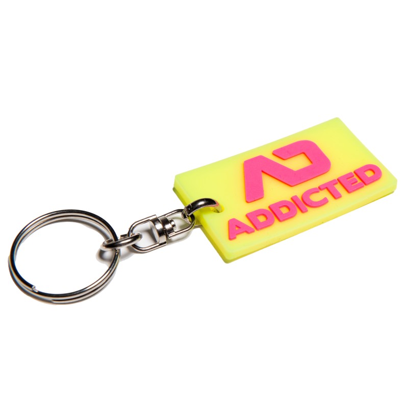 Accessori del marchio ADDICTED - ADDICTED - Portachiavi giallo neon - Ref : AC223 C31