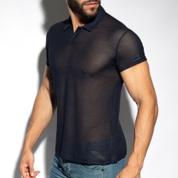 Polo de la marque ES COLLECTION - Polo Avant Garde - Noir - Ref : POLO37 C10